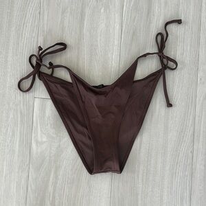 SKIMS Chocolate Tie-Side Bikini Bottom